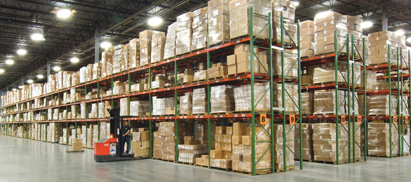 Industrial pallet racking warehouse in Philadelphia Pennsylvania
