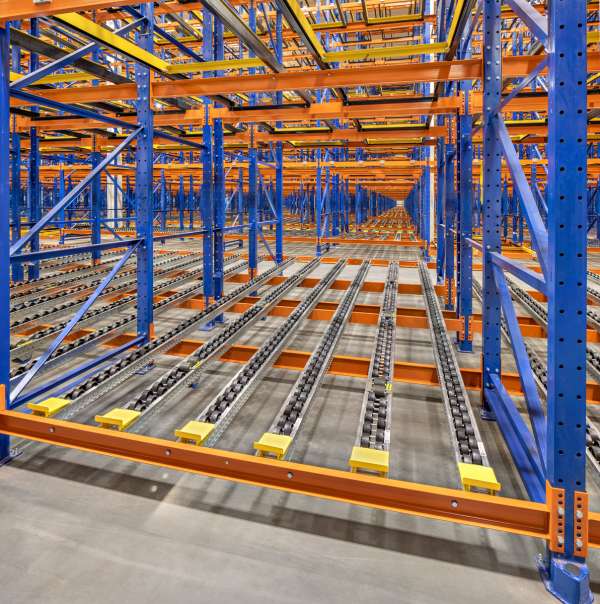 Pallet Flow Rack - Industrial Warehouse Racking in Camden